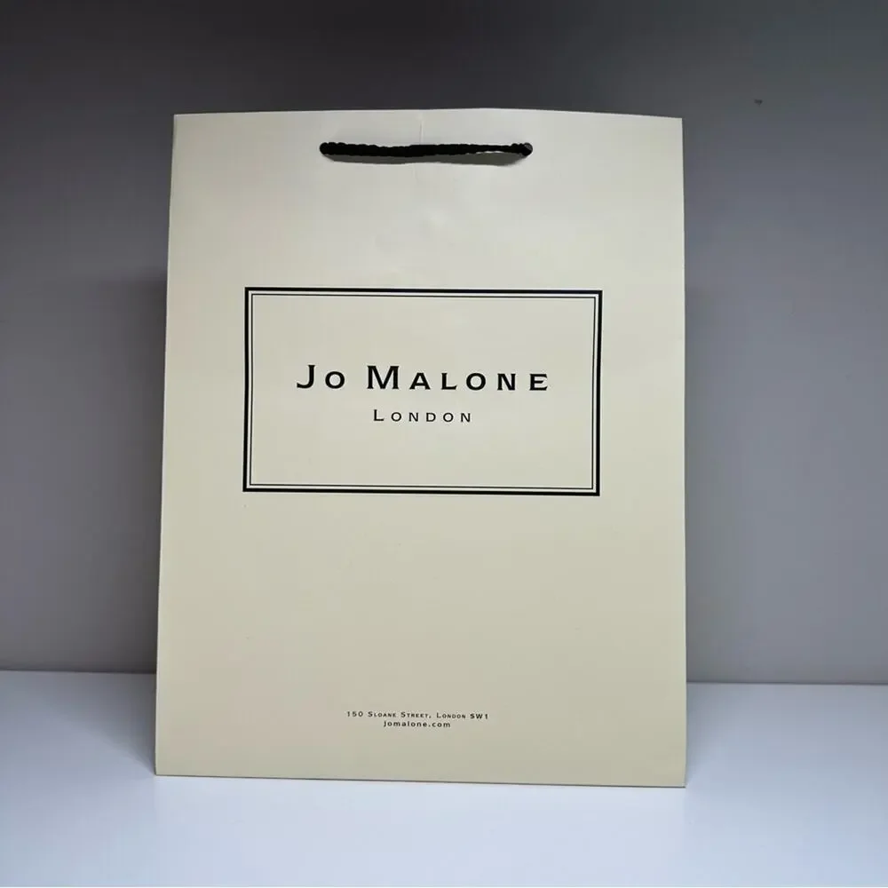 Jo Malone | Gift Bag & Gift Box | Cream | W5.25 x H5.25 x L2.5 inch (box)